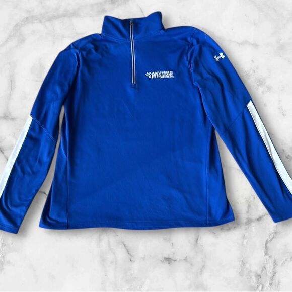 Under Armour Anytime Fitness Staff Fleece 1/2 Zip Top! - Picture 1 of 10